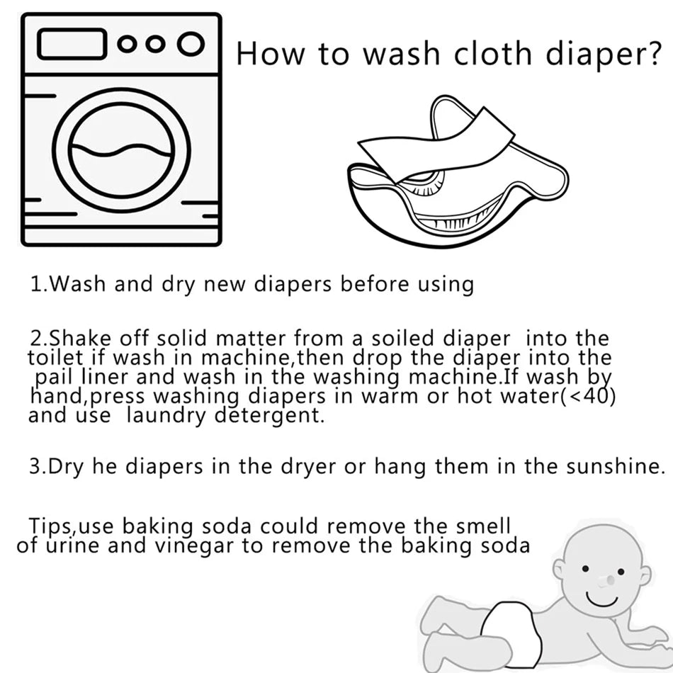 Reusable Diaper (Adjustable) - Your Precious Package