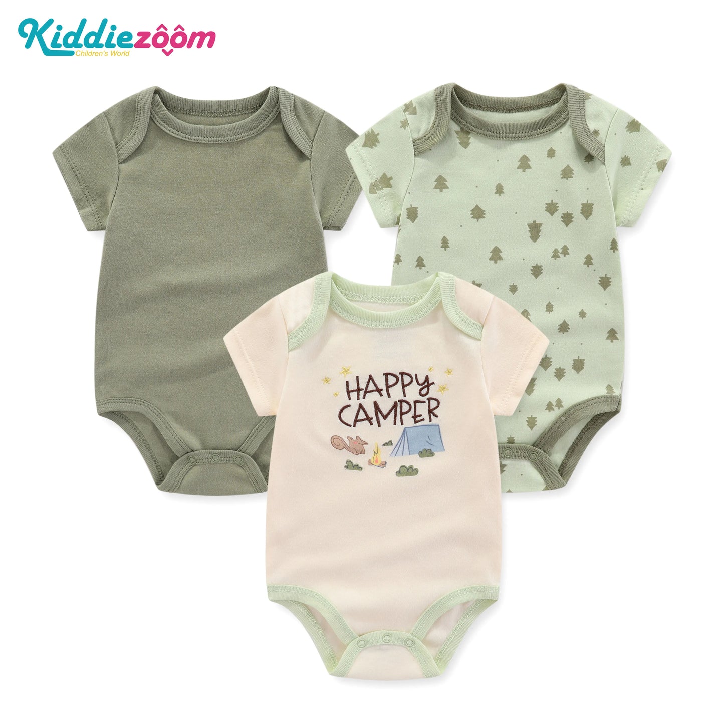 Cute Cartoon 3-Piece Baby Set - Your Precious Package