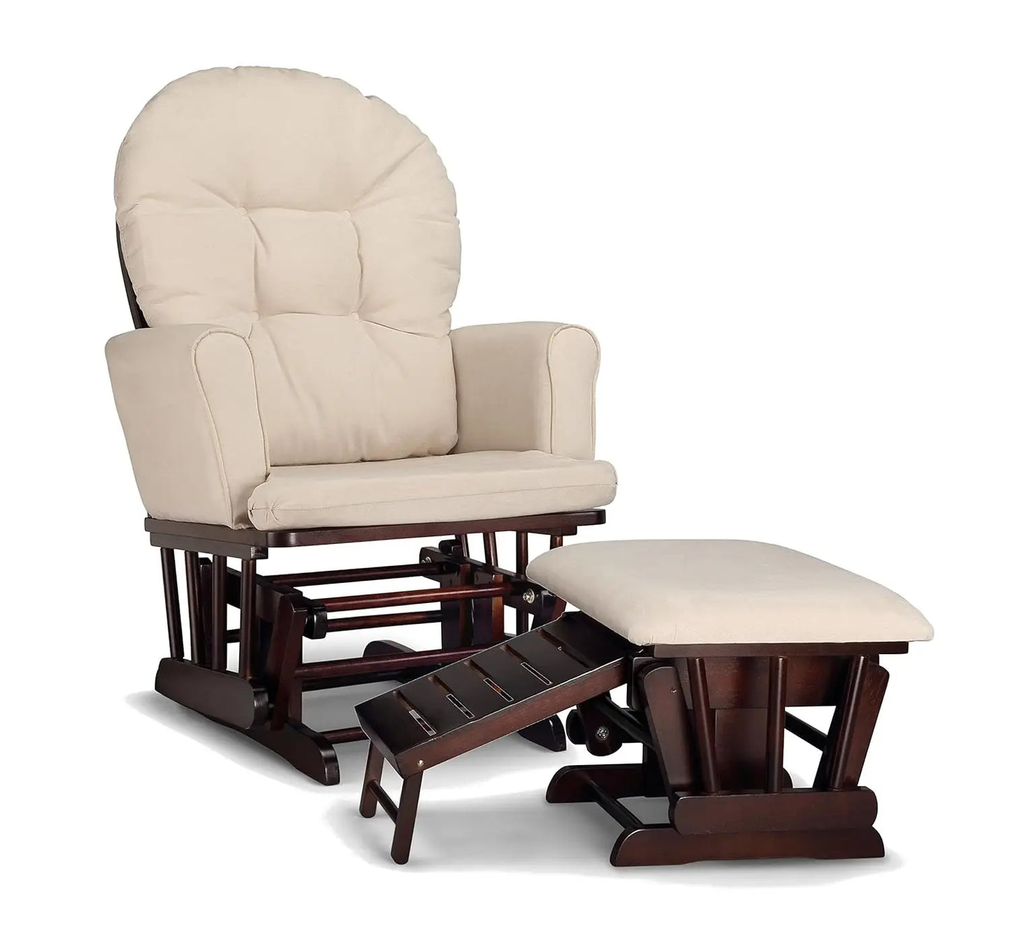Parker Semi-Upholstered Glider And Nursing Ottoman - Your Precious Package