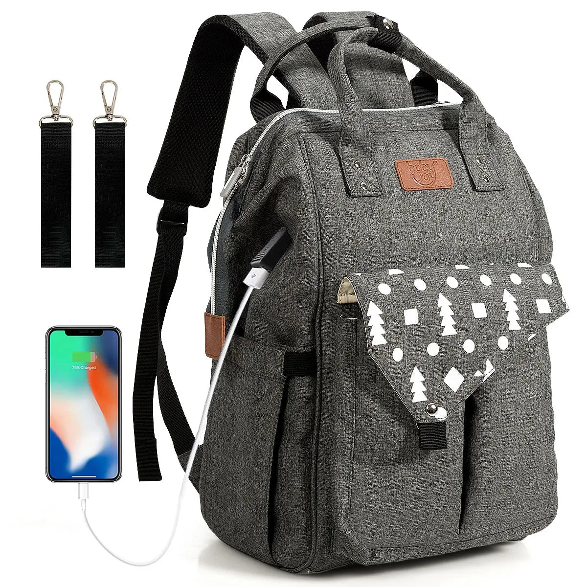 Waterproof Diaper Bag Backpack with USB Charger, Perfect for Travel - Your Precious Package