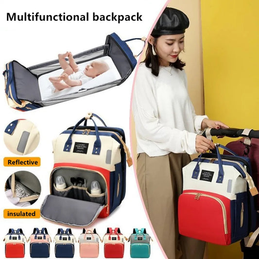 Cozy backpack with lots of storage and changing table - Your Precious Package