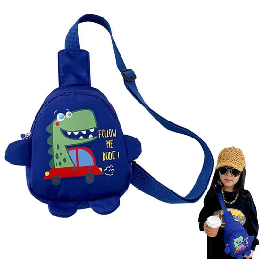 Toddler Dinosaur Sling Backpack - Waterproof Crossbody Daypack for Kids - Your Precious Package