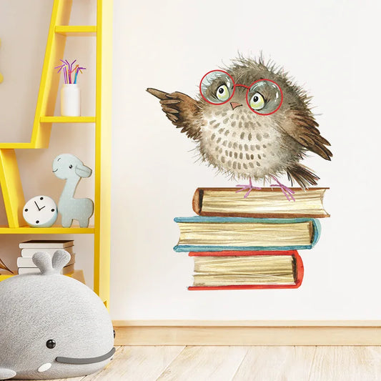 Owl Who Loves Learning Removable Wall Decor - Your Precious Package