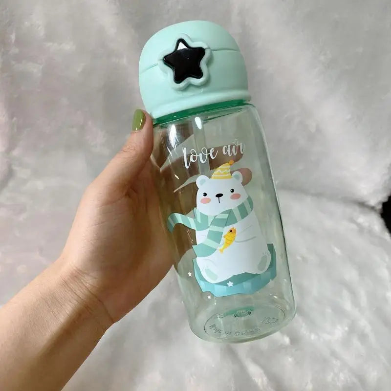 Leakproof Cartoon Kids Straw Sippy Cup 550ml - Your Precious Package