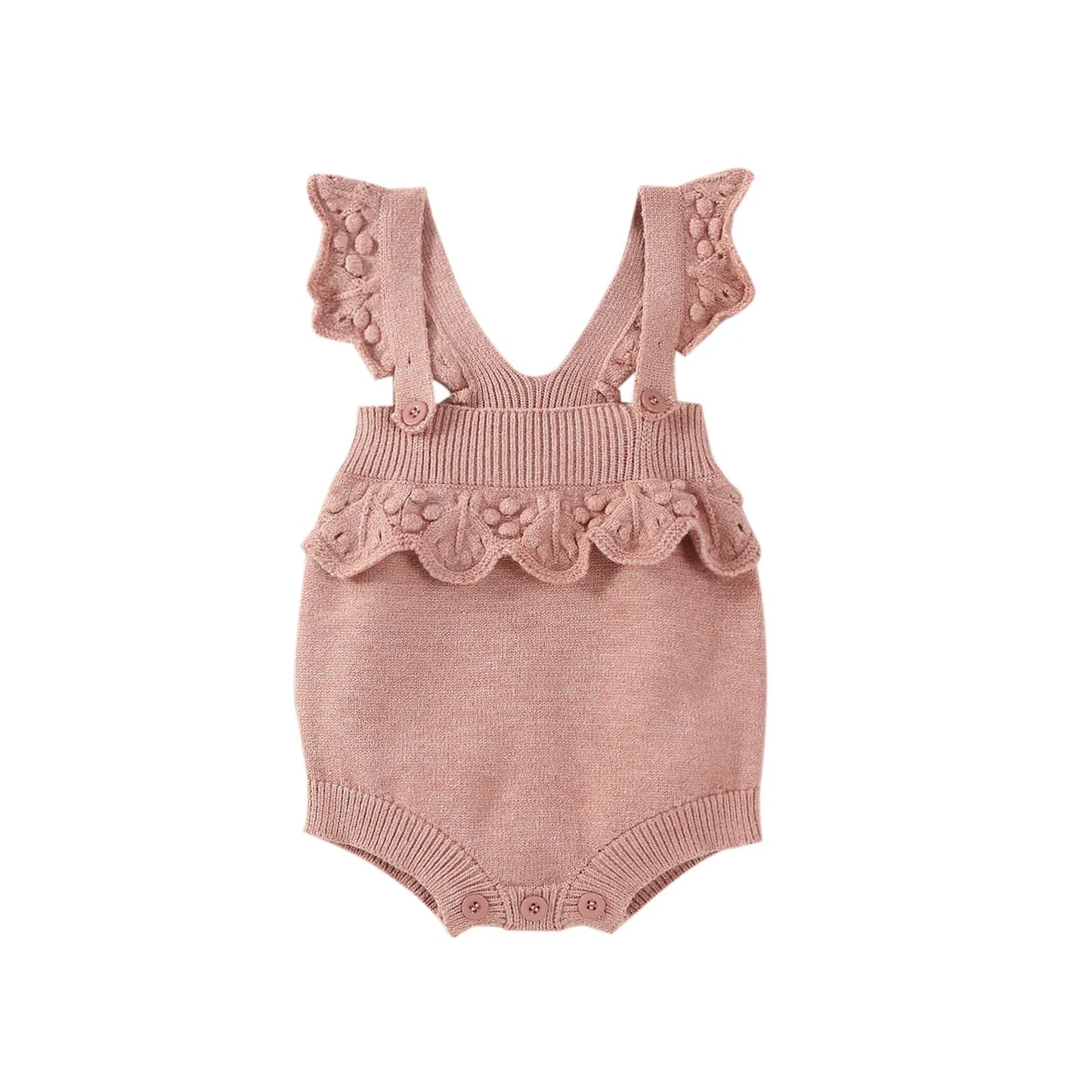 Baby Girls' Sleeveless Knit Rompers - Your Precious Package