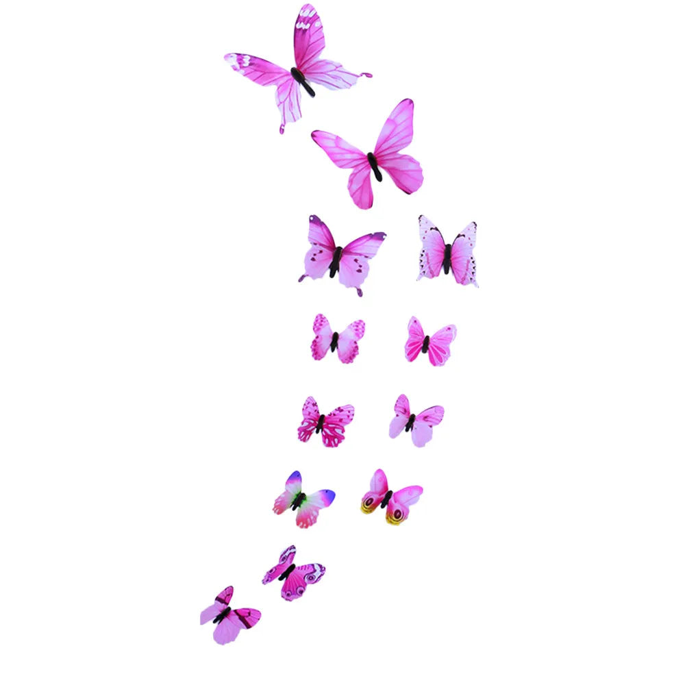 12 Pieces 3D Butterfly Wall Sticker: Glow in Dark - Your Precious Package