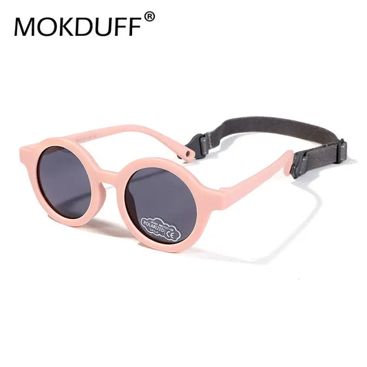 Baby Polarized Round Sunglasses with Strap - Ages 0-36 Months - Your Precious Package