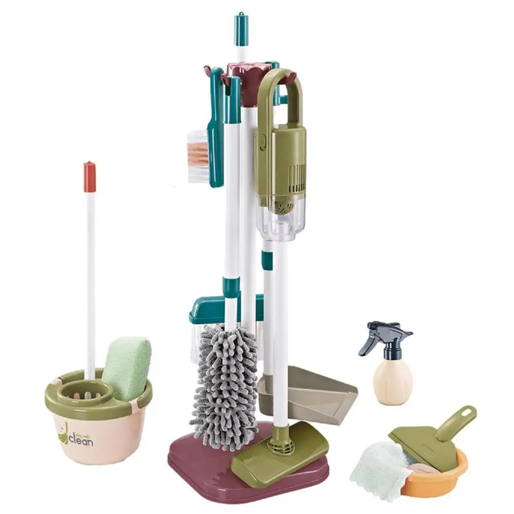 Pretend Cleaning Kit: Broom, Mop, Duster - Your Precious Package