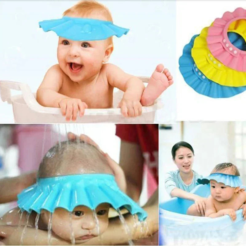 Bath Safety Hat, Shield Ears and Eyes - Your Precious Package