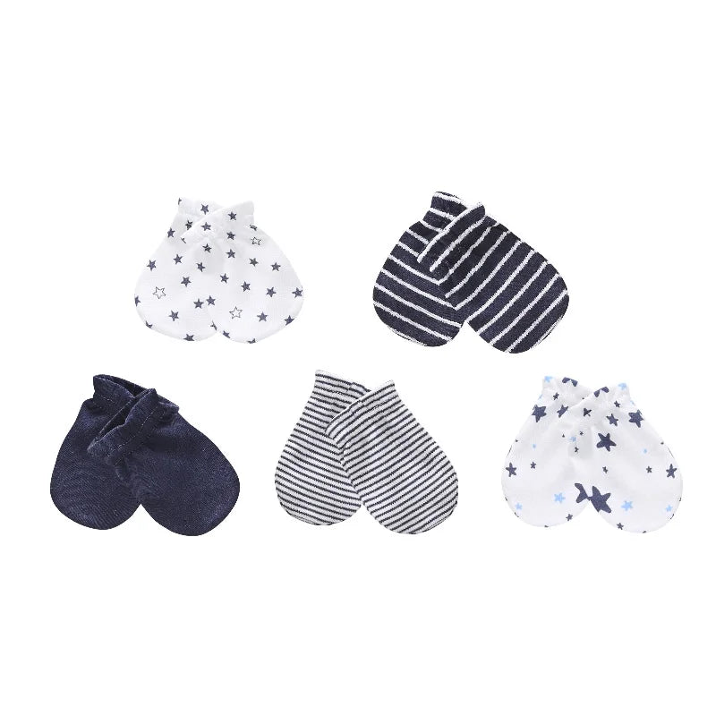 5 Pieces Baby Gloves Cotton 0-6M - Your Precious Package