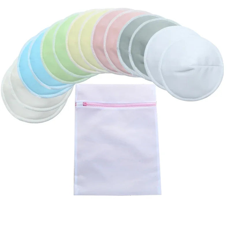 4 Pairs High-Quality Reusable Nursing Pads (Washable) - Your Precious Package