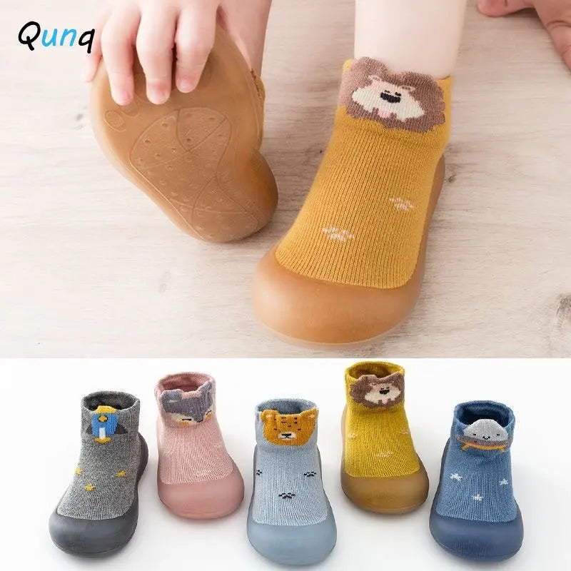 Kids Non-slip Cartoon Socks Shoes, Breathable, Warm - Your Precious Package