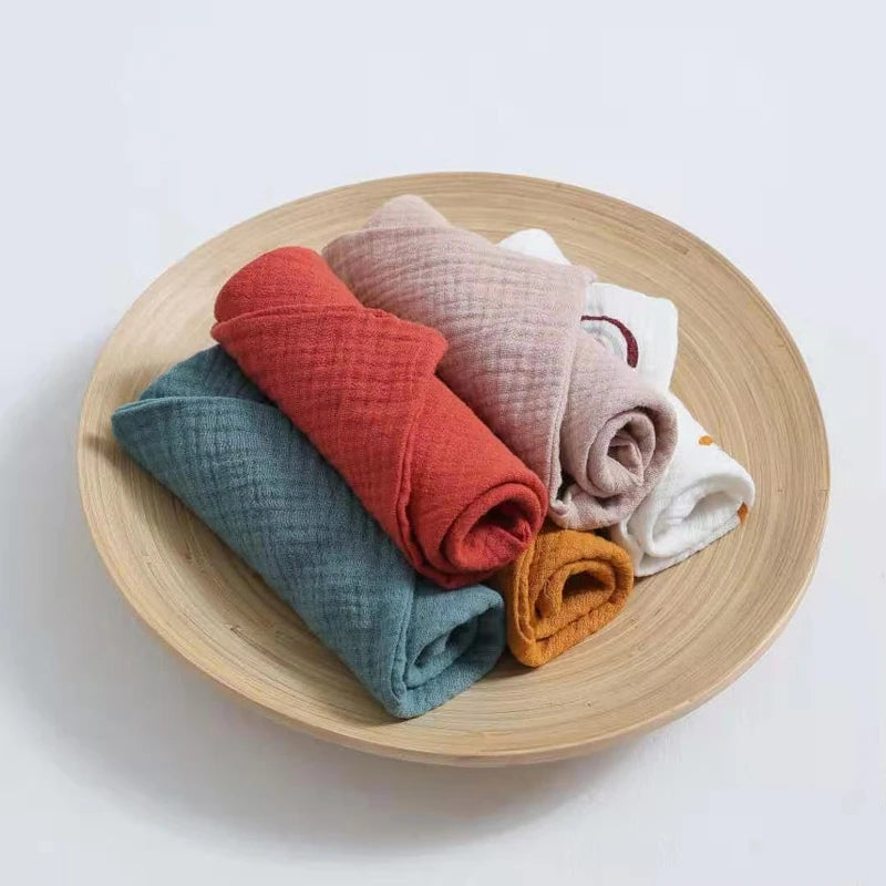 5 Piece Muslin Washcloth Set - Your Precious Package