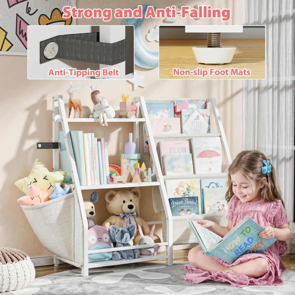 Kids Bookshelf with Toy Storage - Your Precious Package