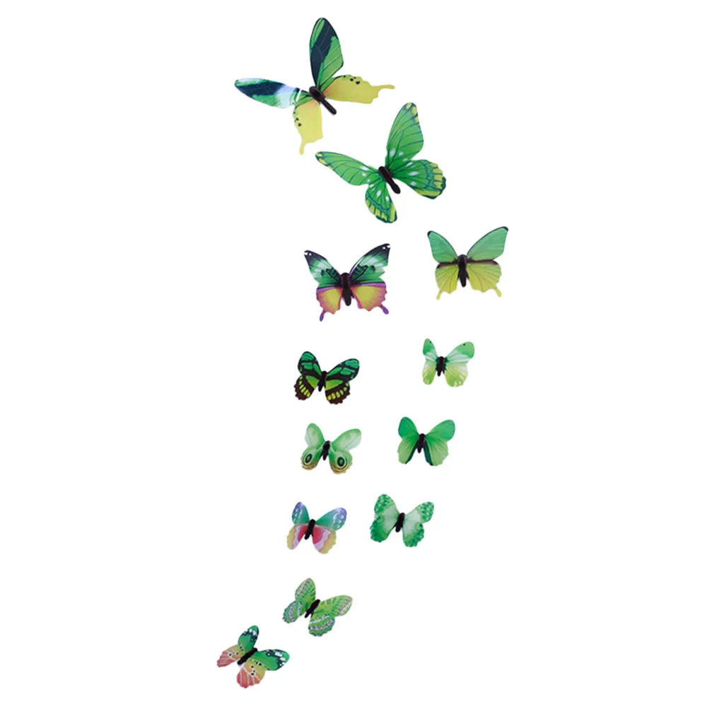 12 Pieces 3D Butterfly Wall Sticker: Glow in Dark - Your Precious Package