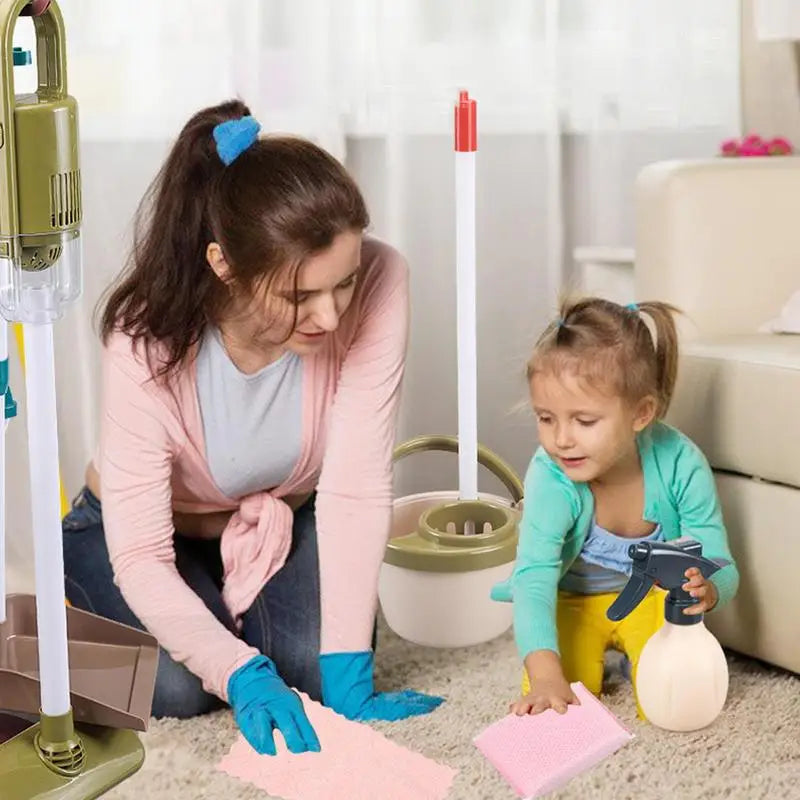 Pretend Cleaning Kit: Broom, Mop, Duster - Your Precious Package