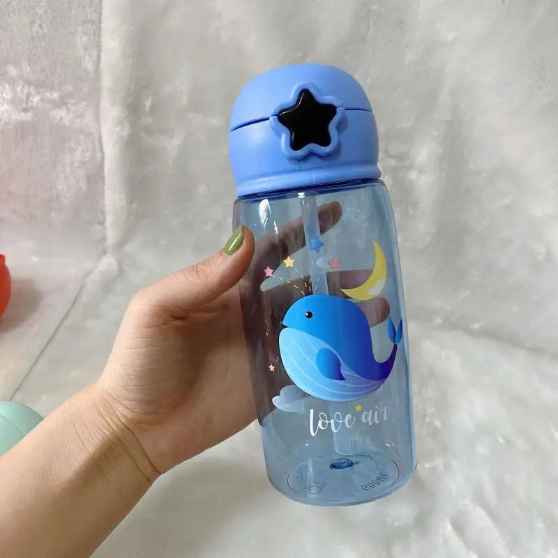 Leakproof Cartoon Kids Straw Sippy Cup 550ml - Your Precious Package