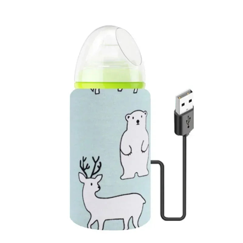 Insulated Bottle Warmer, Portable, USB Rechargeable - Your Precious Package