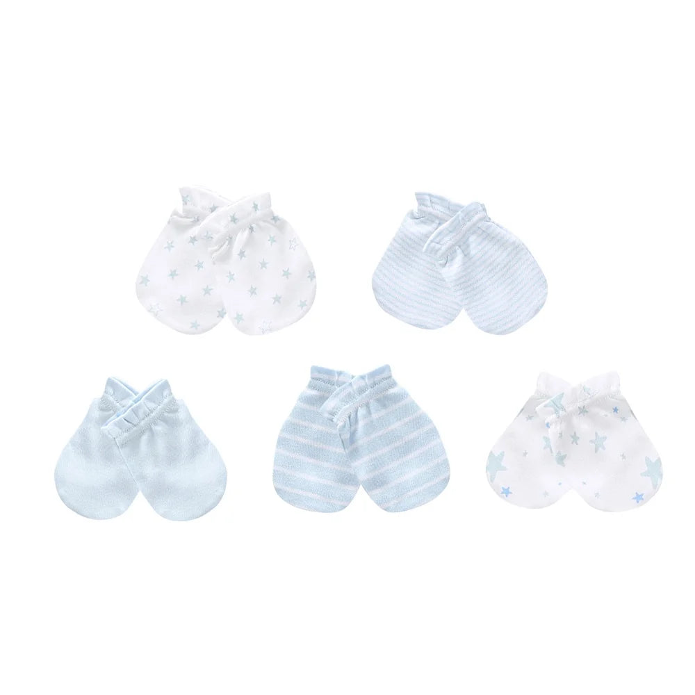 5 Pieces Baby Gloves Cotton 0-6M - Your Precious Package