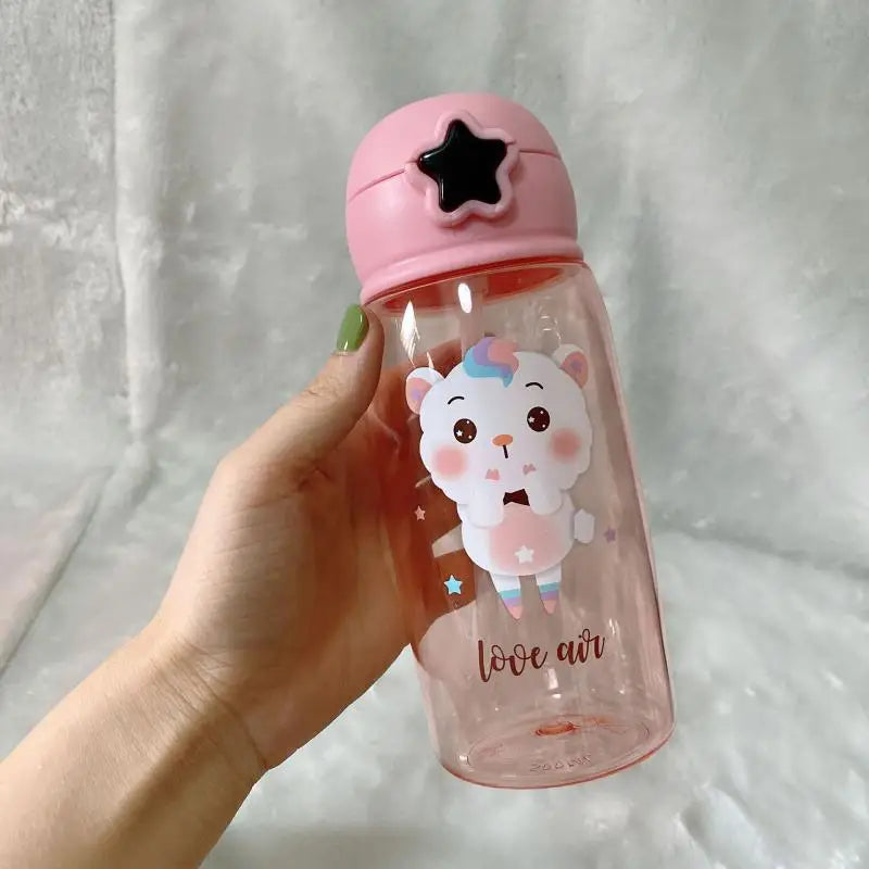 Leakproof Cartoon Kids Straw Sippy Cup 550ml - Your Precious Package