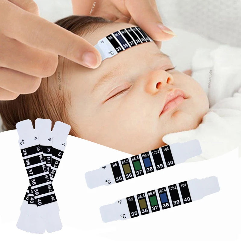 10 Pieces Forehead Head Strip Thermometer - Your Precious Package