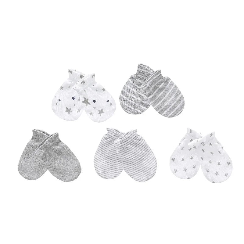 5 Pieces Baby Gloves Cotton 0-6M - Your Precious Package