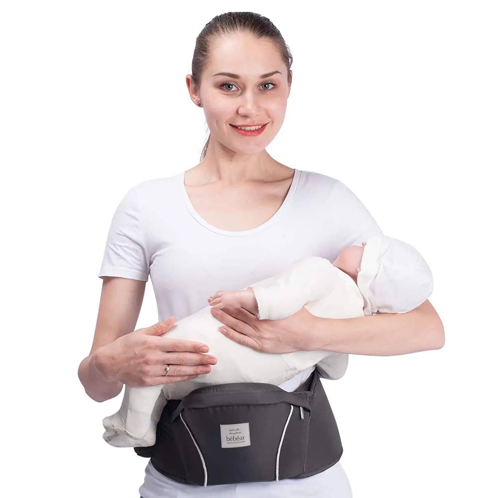 Baby Carrier: Front/Back, Hip Seat, Hood, Teething Pads - Your Precious Package