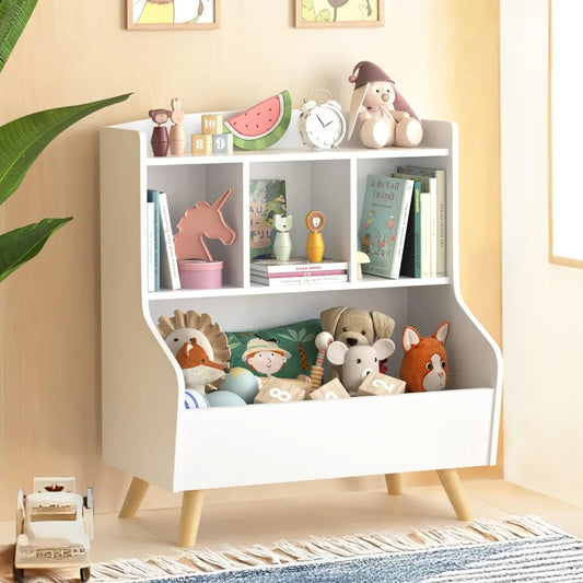 Wooden 3-Tier Bookshelf: Books and Toy Storage - Your Precious Package